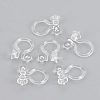 Plastic Clip-on Earring Findings KY-S155-08-1