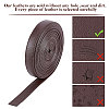 Flat PU Imitation Leather Cord LC-WH0006-05C-01-7