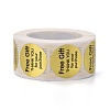 Flat Round Paper Thank You Stickers DIY-C042-09B-2