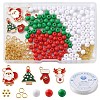 Christmas Theme DIY Bracelet Making Kit DIY-YW0007-02-1