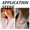 304 Stainless Steel Round Snake Chain Necklace Making NJEW-UN0001-08-3