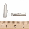 Iron Slide On End Clasp Tubes X-IFIN-R212-1.6cm-P-3