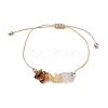 Gemstone Braided Bead Bracelet BJEW-JB11013-06-1