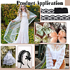 50Yards Polyester Lace Ribbons SRIB-PH0001-53B-5