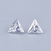 Cubic Zirconia Pointed Back Cabochons ZIRC-WH0001-A08-1