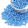 8/0 Czech Opaque Glass Seed Beads SEED-N004-003A-17-1
