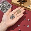 150Pcs 15 Styles Tibetan Style Alloy Beads FIND-YW0012-81-3