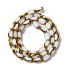 Electroplate Glass Beads Strands X-EGLA-P061-02A-07-2