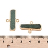 Natural Green Aventurine Connector Charms G-N344-05B-3