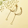 304 Stainless Steel Safety Chains Dangle Stud Earrings with Ear Cuff EJEW-JE04922-01-2
