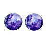Fluorescent Glass Cabochons GGLA-T004-12F-1