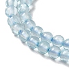 Natural Blue Topaz Beads Strands G-B090-A28-03-4