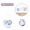 200Pcs Handmade Porcelain Beads PORC-CA0001-14-2