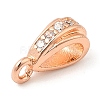 Brass with Cubic Zirconia Pendants KK-Q781-04RG-3