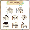 1 Set 32Pcs Wood Embroidery Thread Plate DIY-UN0006-68-4