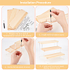 3-Tier Acrylic Model Toy Display Riser ODIS-WH0029-38-4