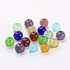 Mixed Glass Round Beads X-GR10mm-2