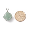 Natural Mixed Stone Pendants PALLOY-JF01784-3