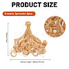 6Pcs 6 Styles High Temperature Fiber Long Pear Perm Hairstyle Doll Wig Hair DIY-GL0005-63A-2