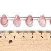Cherry Quartz Glass Beads Strands G-Q167-A02-01-4