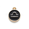 Alloy Enamel Pendants LS-ENAM-S124-01B-08K-2