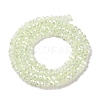 Baking Electroplate Glass Beads Strands DGLA-A039-J4mm-B17-2