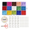 8/0 Glass Round Seed Beads SEED-YW0001-08B-1