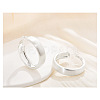 Brass Ring Hoop Earrings for Women LS-EJEW-A121-17B-S-1
