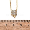 304 Stainless Steel Crystal Rhinestone Pendant Cable Chain Necklaces for Women LS-NJEW-C062-01C-G-5