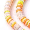 Handmade Polymer Clay Beads Strands CLAY-R089-6mm-T02B-52-6