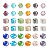 270Pcs 18 Style Electroplate Glass Beads Strands EGLA-FS0001-17-2