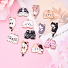 12Pcs 12 Styles Alloy Enamel Pendants FIND-YW0006-62-4
