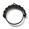 Alloy Open Back Bezel Pendants PALLOY-I223-12EB-1