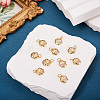 Brass Micro Pave Clear Cubic Zirconia Charms X1-RJEW-T063-38G-NF-6