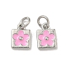 Brass Enamel Pendants KK-B170-04P-2