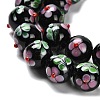 Handmade Lampwork Bumpy Beads Strands LAMP-A005-01A-3