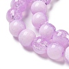 Crackle Glass Beads Strands GLAA-U001-8mm-04-2