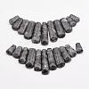 Natural Larvikite Beads Strands G-P298-J01-1