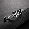 Gothic Alloy Thorns Open Cuff Bangles WG82058-01-4