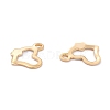 201 Stainless Steel Charms STAS-B001-26G-2