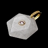Natural Quartz Crystal Faceted Pendants G-B188-03G-07-2