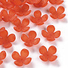 Frosted Acrylic Bead Caps MACR-S371-06A-726-1