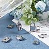 9Pcs 9 Style 304 Stainless Steel Pendants STAS-SC0002-38P-4