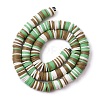 Handmade Polymer Clay Beads Strands CLAY-R089-8mm-T003-7