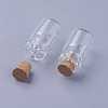 Mini Cute Small Glass Jar Glass Bottles X-AJEW-H004-5-1