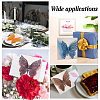  12Pcs Hollow Out Butterfly Paper Cards AJEW-NB0002-78-6