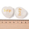 Natural Quartz Crystal Heart Engraving MBTI Figurines Statues for Home Office Desk Decorations X1-G-K353-05E-3