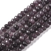 Dyed Natural Malaysia Jade Rondelle Beads Strands G-E316-2x4mm-49-1