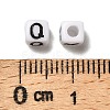 Opaque Acrylic Enamel Beads OACR-A038-02-3