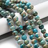 Dyed Natural Regalite/Imperial Jasper/Sea Sediment Jasper Beads Strands G-B124-C01-04-2